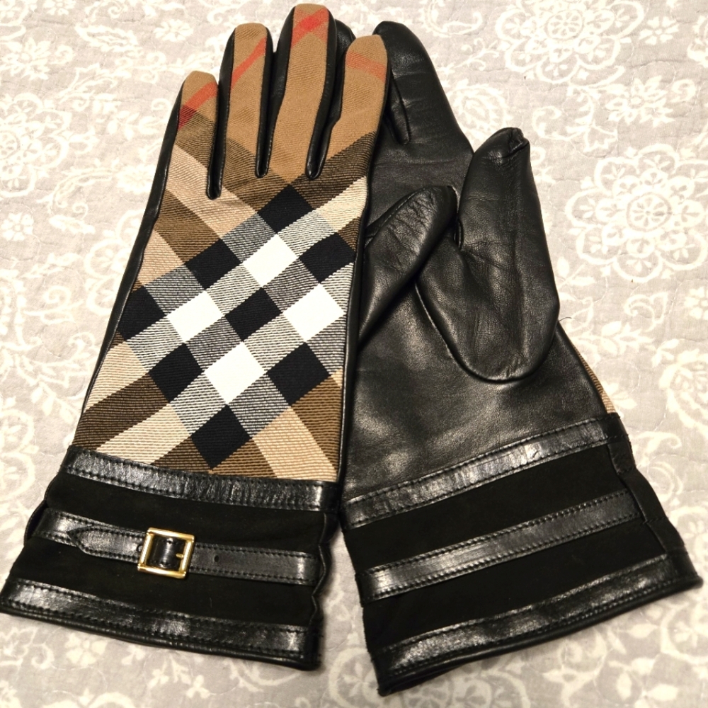 Burberry Leather Gloves